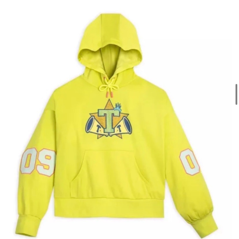 NEW Disney x Color Me Courtney Tiana Citron Cheer Hoodie